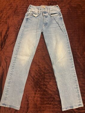 MOTHER Light Blue Women's Boot Cut Jeans